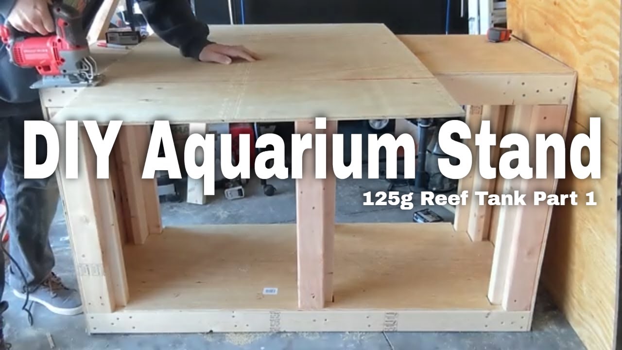 How I Built My Reef Aquarium Stand Part1!