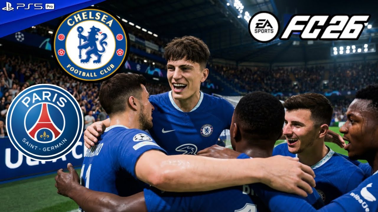 FC26 | Chelsea FC vs Paris Saint-Germain | Şampiyonlar Ligi Son 16 2. maç | Gol düellosu! | PS5