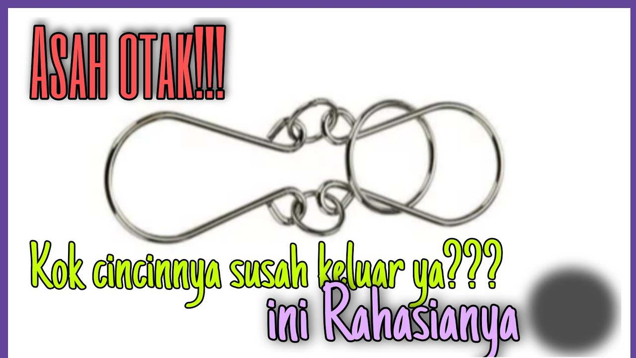 CHALLANGE‼️GAME ASAH OTAK METAL PUZZLE BRAIN LEVEL 3 || Besi pintar
