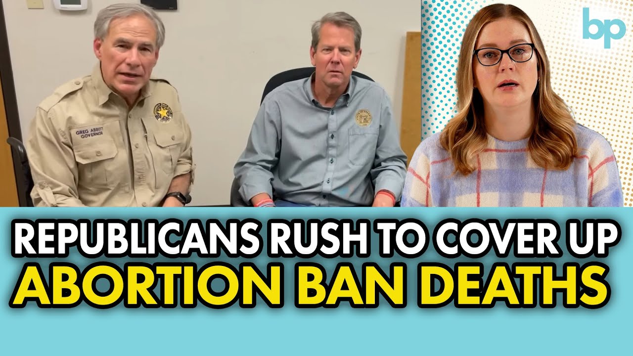 Republicans Working Overtime to HIDE WOMEN'S DEATHS FROM PUBLIC!!!