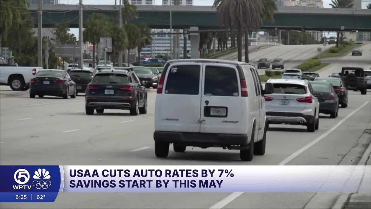 USAA cuts auto insurance rates by an average of 7% in Florida