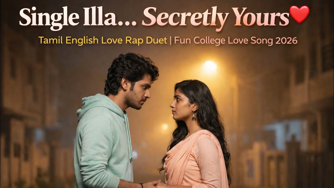 Single Illa… Secretly Yours ❤️ | Tamil English Love Rap Duet | Fun College Love Song 2026