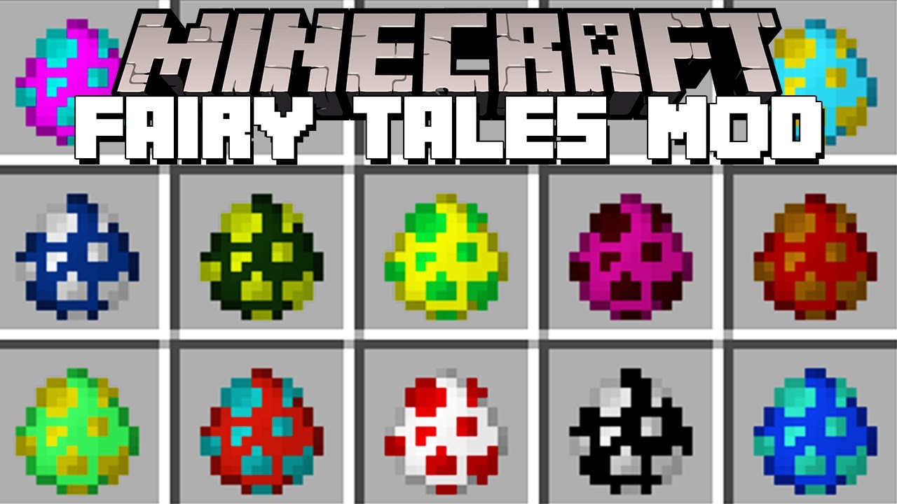 Minecraft FAIRY TALES MOBS / NEW FAIRY TALES MOBS MOD! (Minecraft Mods)