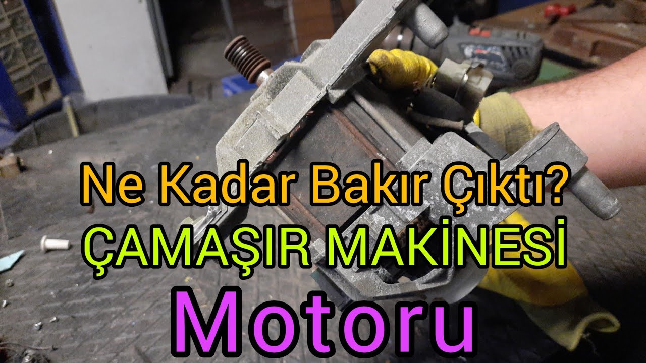 Çamaşır Makinesi Motorundan Kaç Kilo Bakır Elde Ettik? | Hurdam Ne Kadar Tutar?