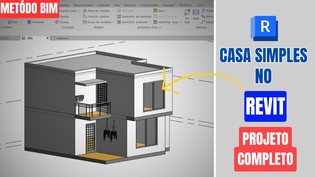 Aprenda a projetar no REVIT em  BIM | Aulão Completo