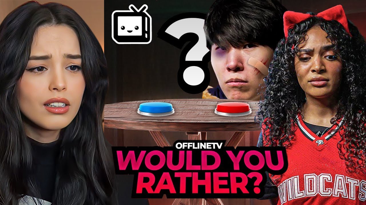 Valkyrae reacts to OFFLINETV EXTREME WOULD YOU RATHER