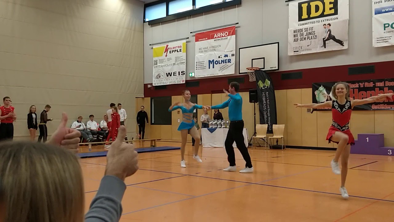 2019.11.16 - Filder-Cup - Forberger & Senftleben - Vorrunde Akrobatik B-Klasse