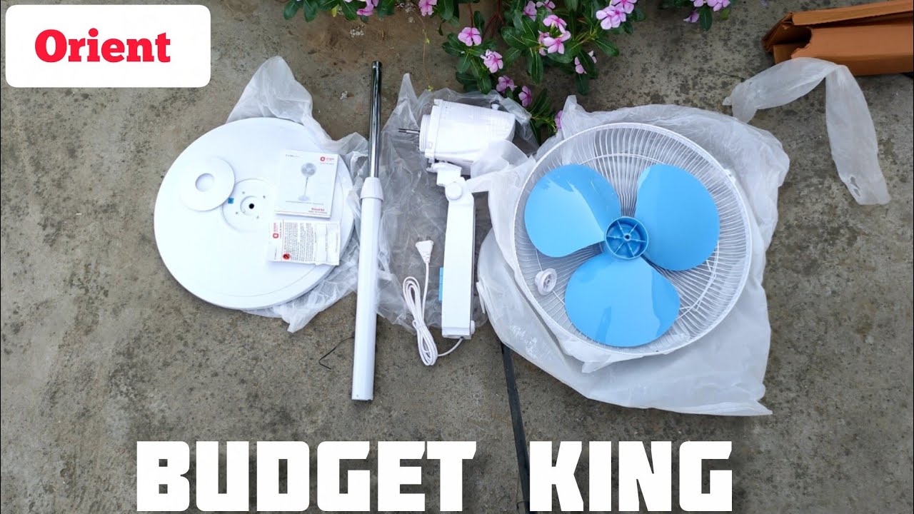 Orient Stand 82 Pedestal  budget Fan Unboxing And Fan fitting video #fans #pedestalfan