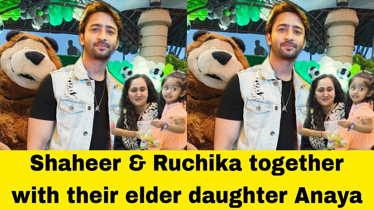 Shaheer & Ruchika together with their elder daughter Anaya..