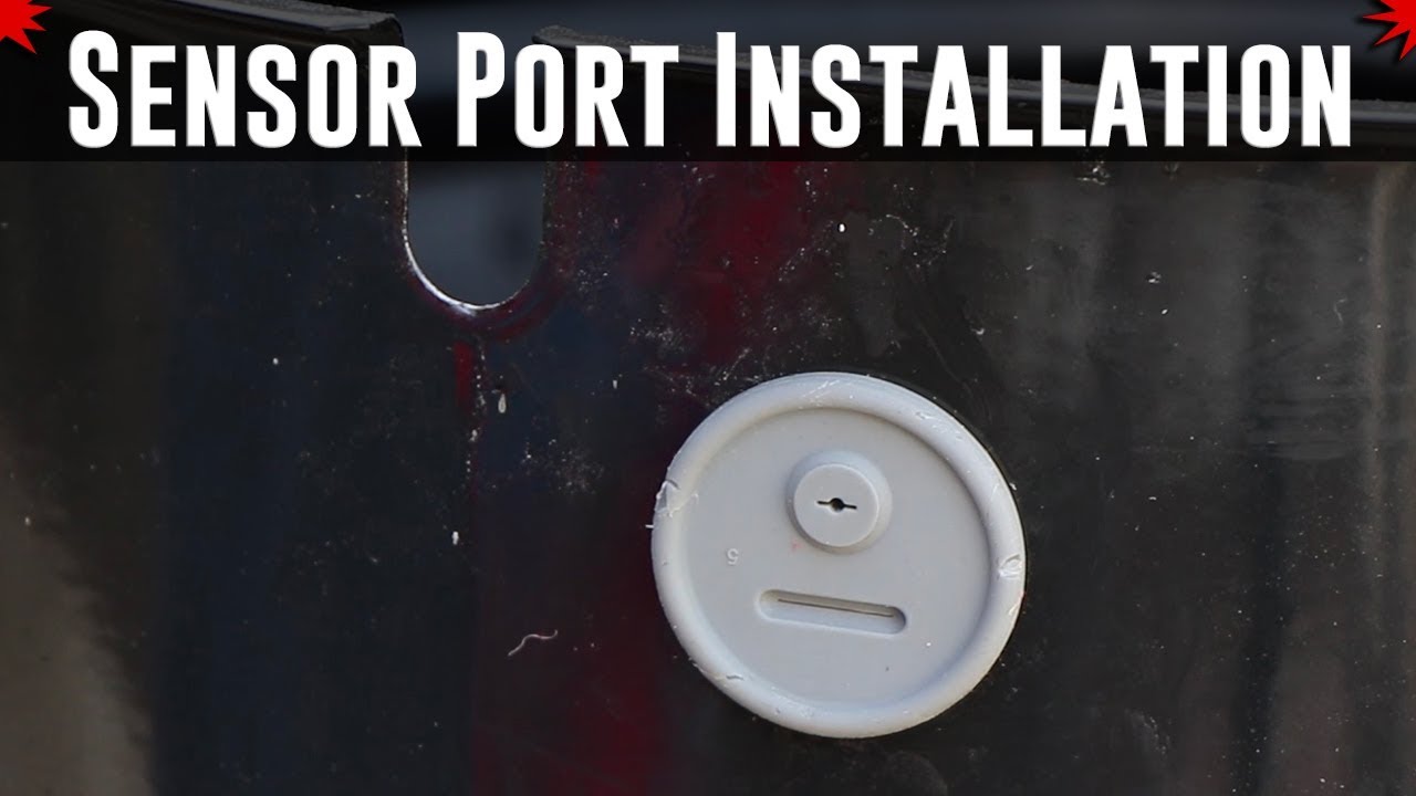 Sensor Port Installation For Barbecues, Grills, & Other Cookers
