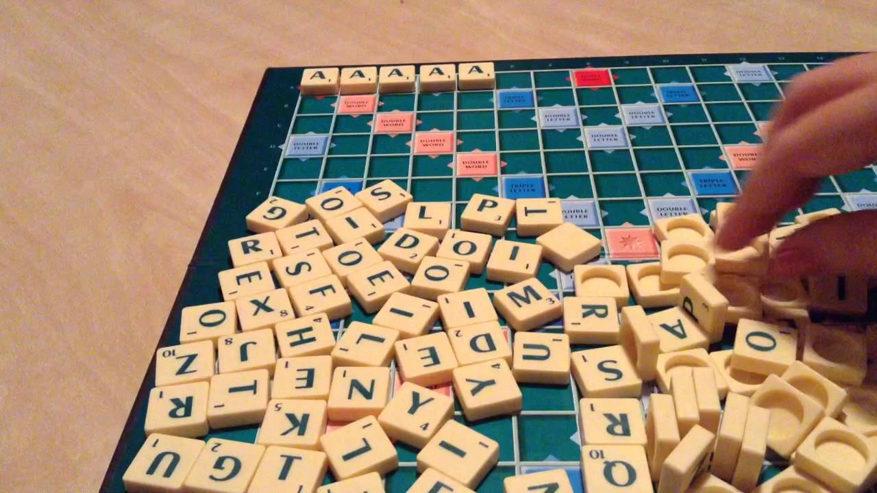 ~*ASMR Arranging Scrabble Tiles No Talking*~