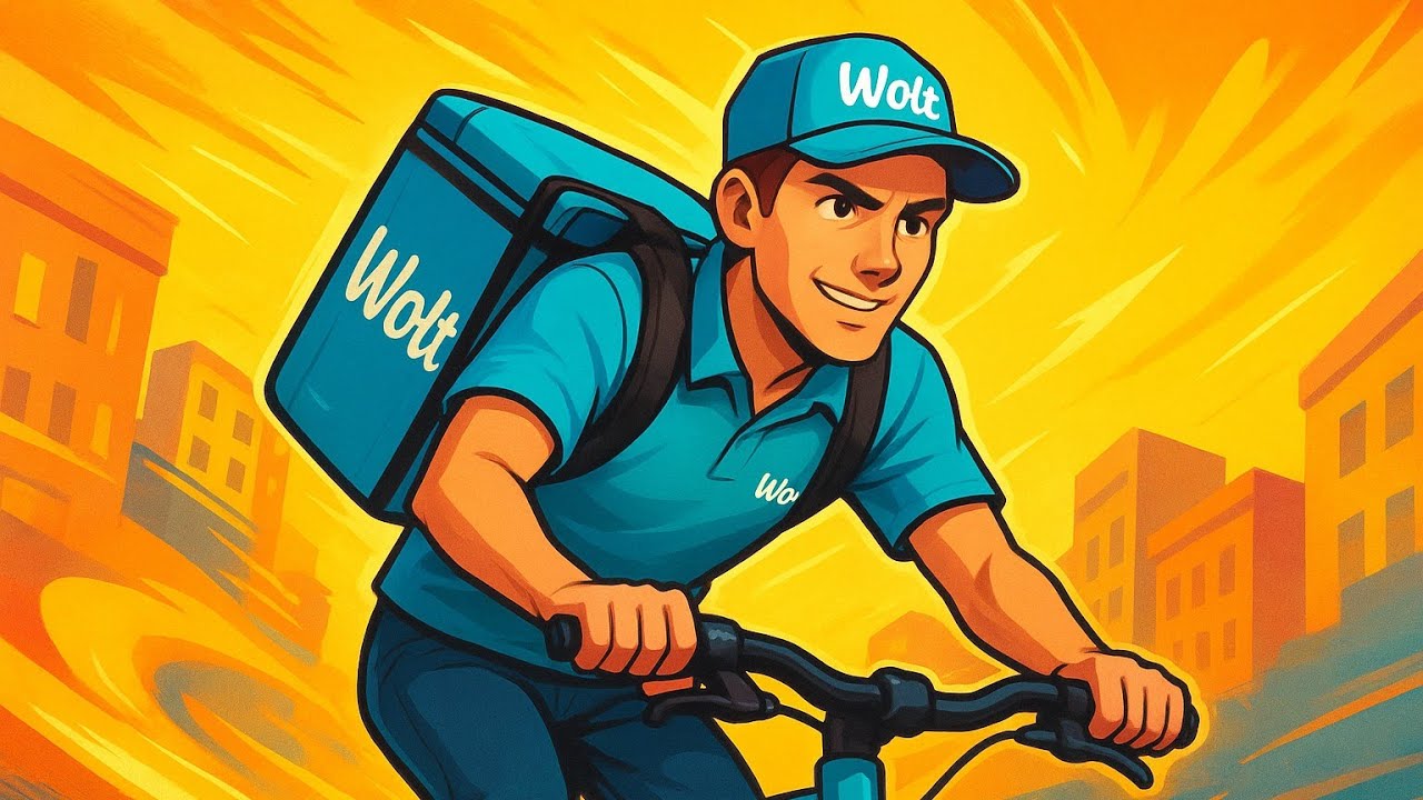 DZIEŃ Z ŻYCIA KURIERA WOLT 