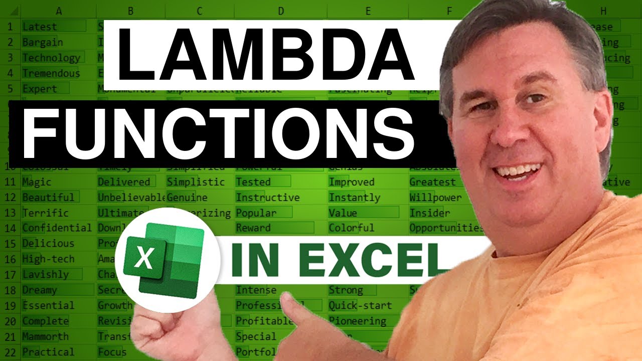 Excel — Освоение Excel с помощью функций LAMBDA: революционизация ваших электронных таблиц — 2381