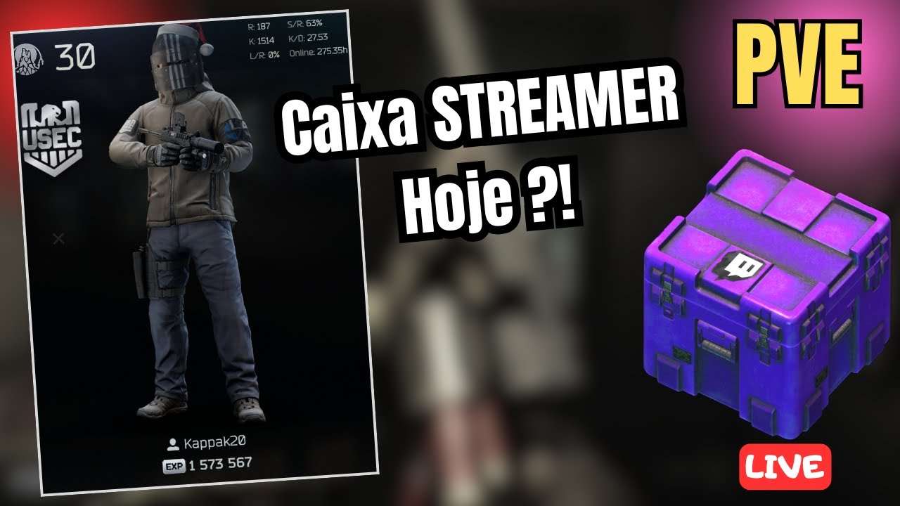 🇵🇹 | Tarkov PvE | Nível 30+ | Missões & “Is This a Reference?” 🔑 Streamer Case