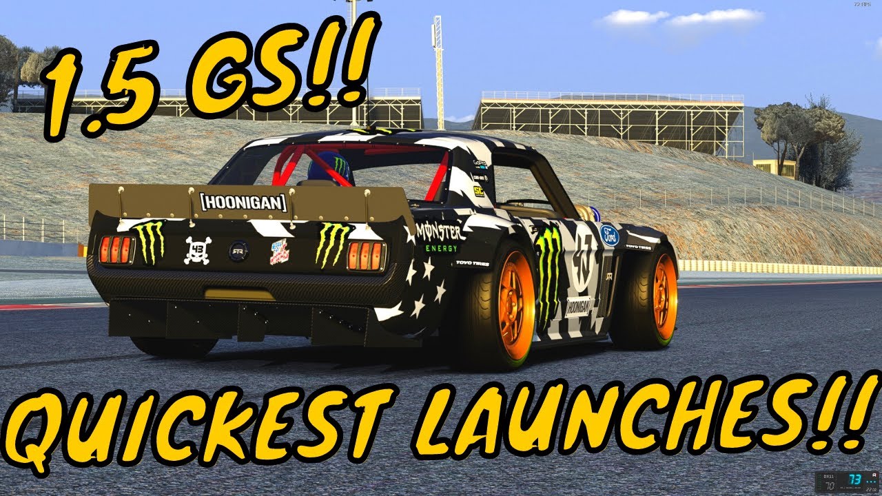 My Quickest Launching Cars in Assetto Corsa!