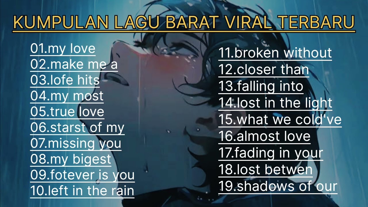collection of the latest viral western songs, nice to listen to while traveling