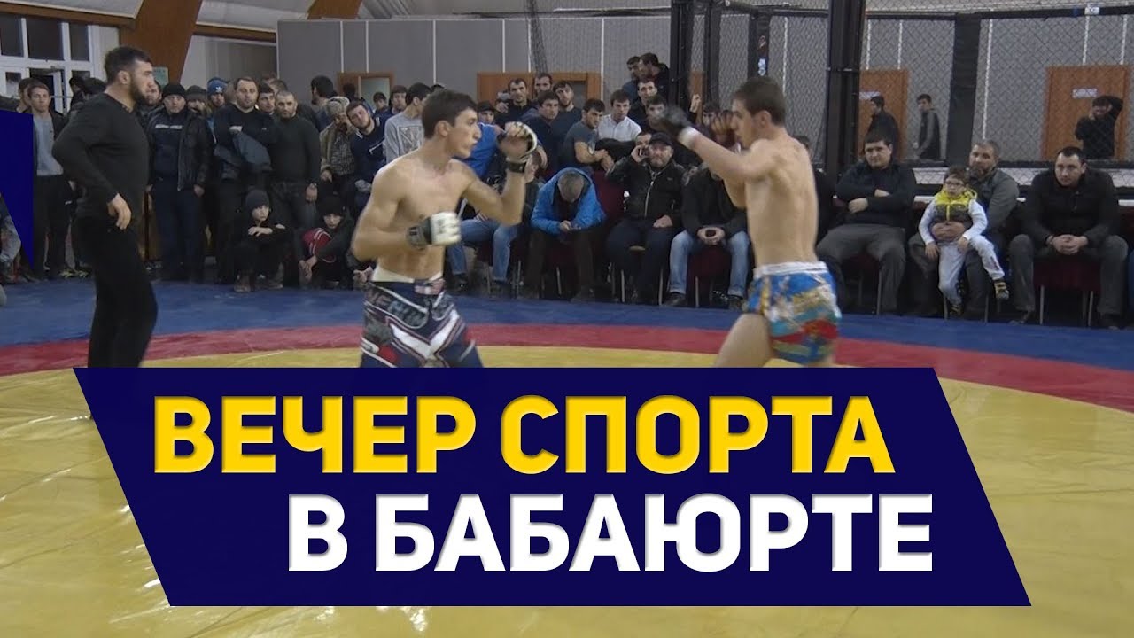 Вечер профессиональных боев ММА прошел в Бабаюрте