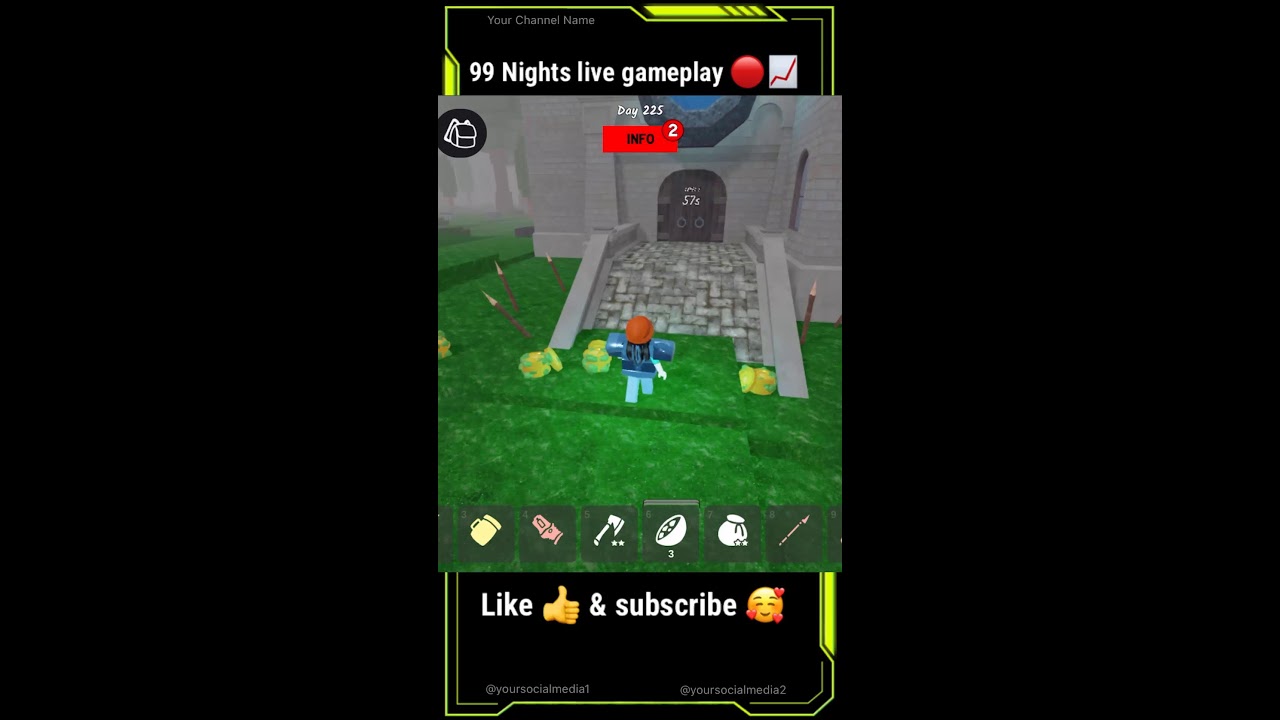 I play with my subscriber in 99 night in the forest 🔦📈 gameplay