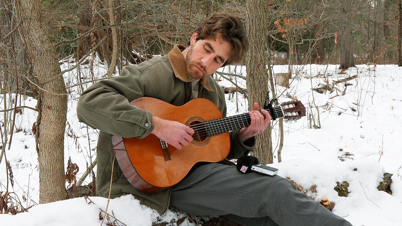 Winter Guitar Meditations in the Woods (1 HR) | No AI 🌲 Healing Guitar Music – 
