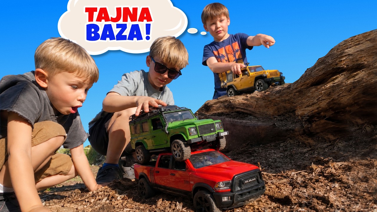 🚙 Budujemy tajną bazę dla pozjazd&oacute;w pod starym drzewem!