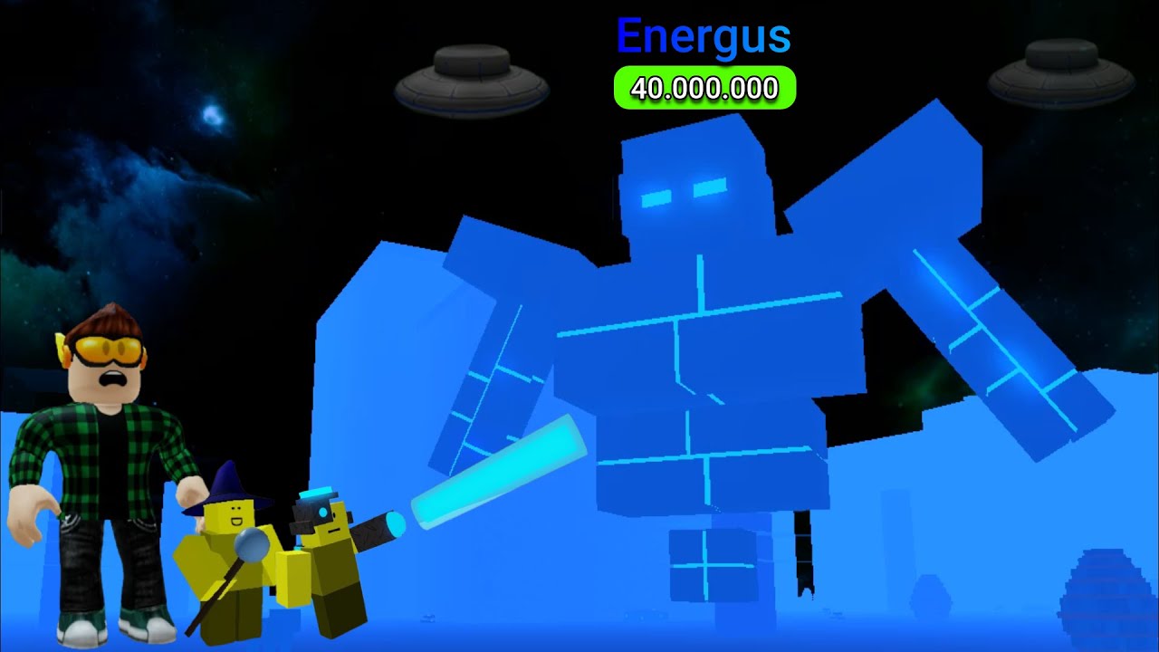 Enfrentei o Novo Boss Energus | Control Army (Roblox)