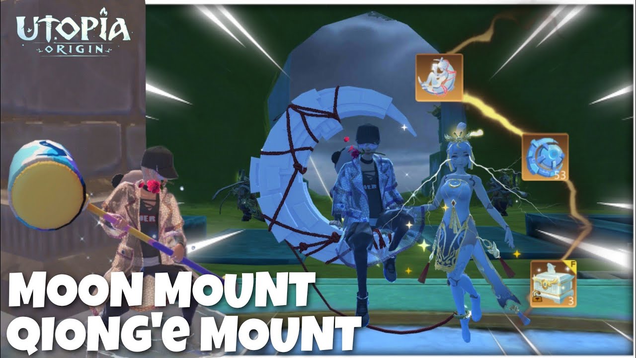 Utopia Origin: Qiong'e Gone With The Wind | Moon Boss Mount | Moon Boss Fight
