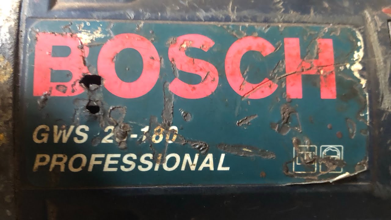 BOSCH GWS 20-180 angle grinder.