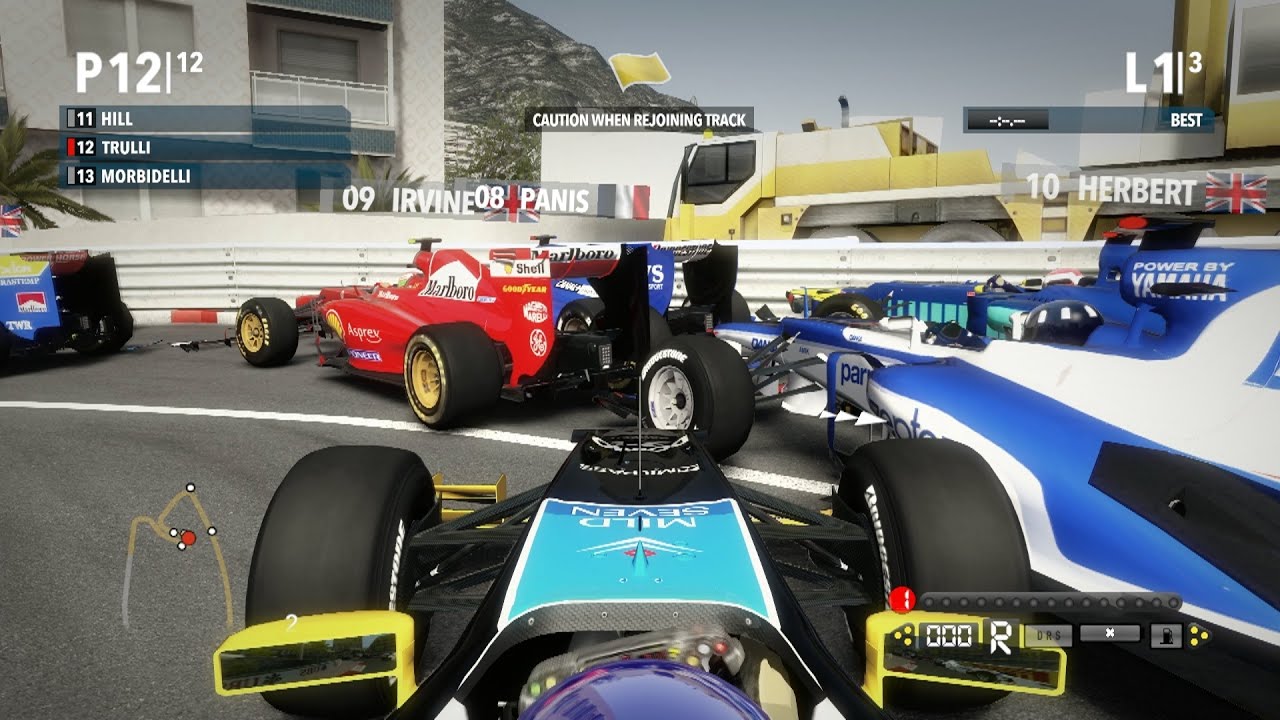 F1 1997 The Game (Mod) - Jarno Trulli's weirdest race ever!