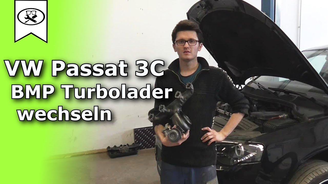 VW Passat 2.0 TDI 3C BMP Turbolader wechseln [Ausbauen] | Change turbocharger | VitjaWolf | Tutorial