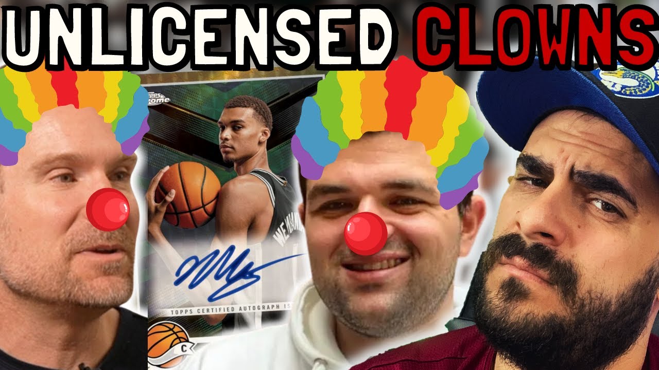 Hypocritical influencers PUMP unlicensed SPORTS CARDS! 🚨