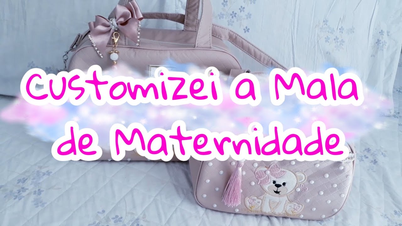 Customizei a Mala de maternidade