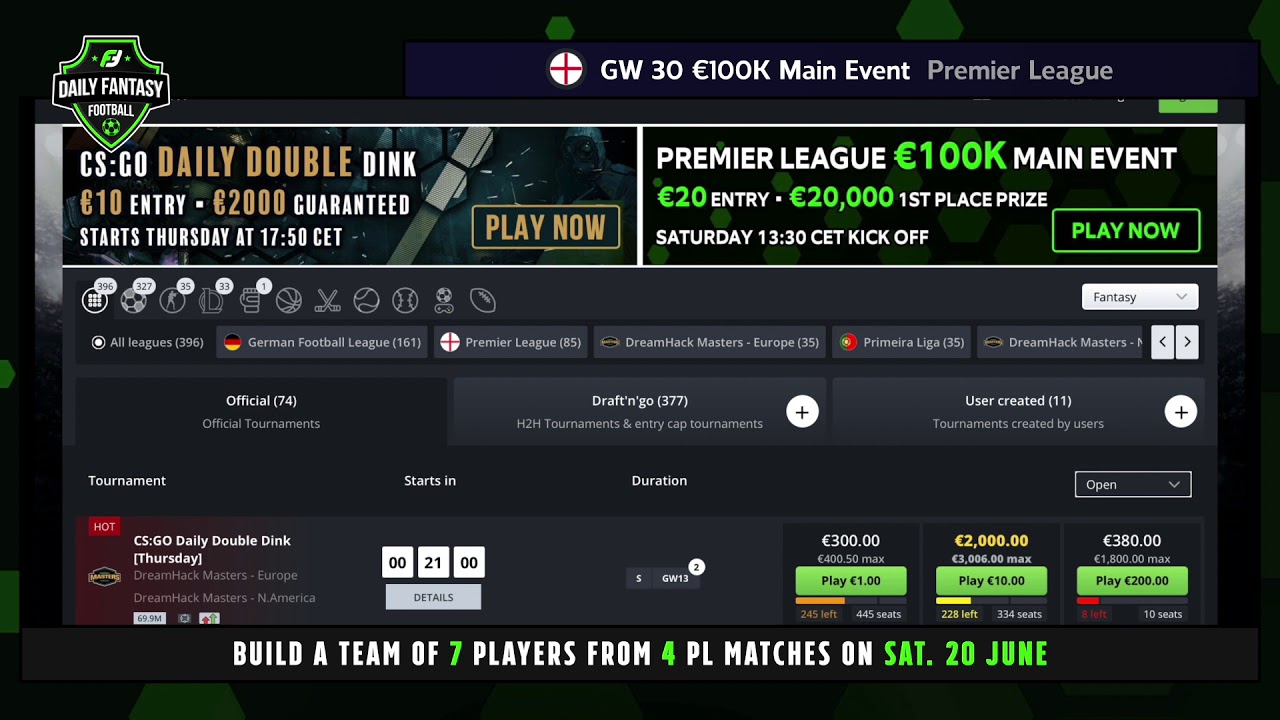 Fanteam Fantasy Premier League - June 2020