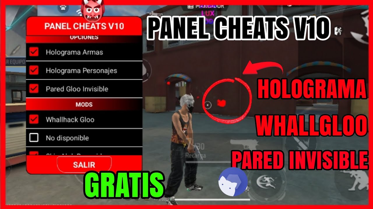 ✅️CHEATS V10👹 GRATIS📢 WHALLHACK GLOO⚙️HOLOGRAMAS💎INJECTOR FF😱SAFE🔗