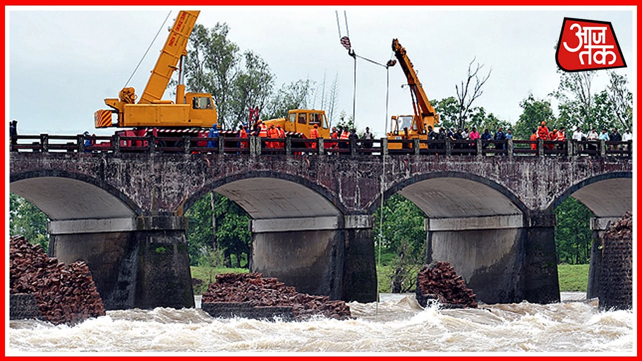 Mahad bridge collapse: 15 Bodies Found, Many Missing