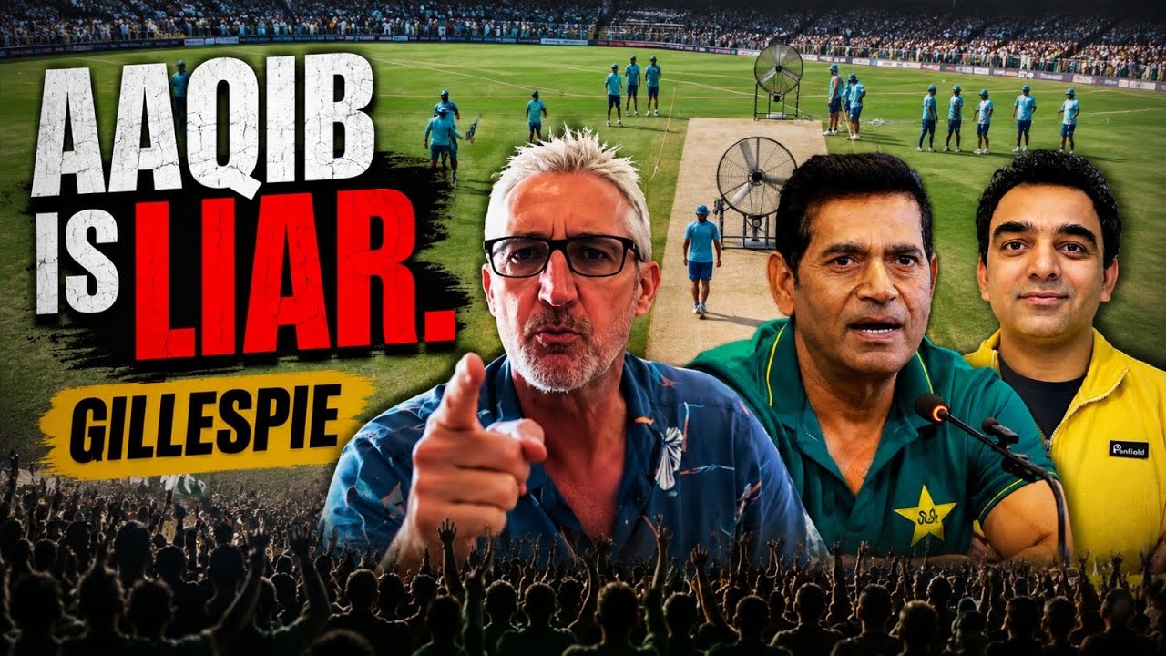 Gillespie&rsquo;s Explosive Reply to Aaqib || Pak vs West Indies Practice Match || 