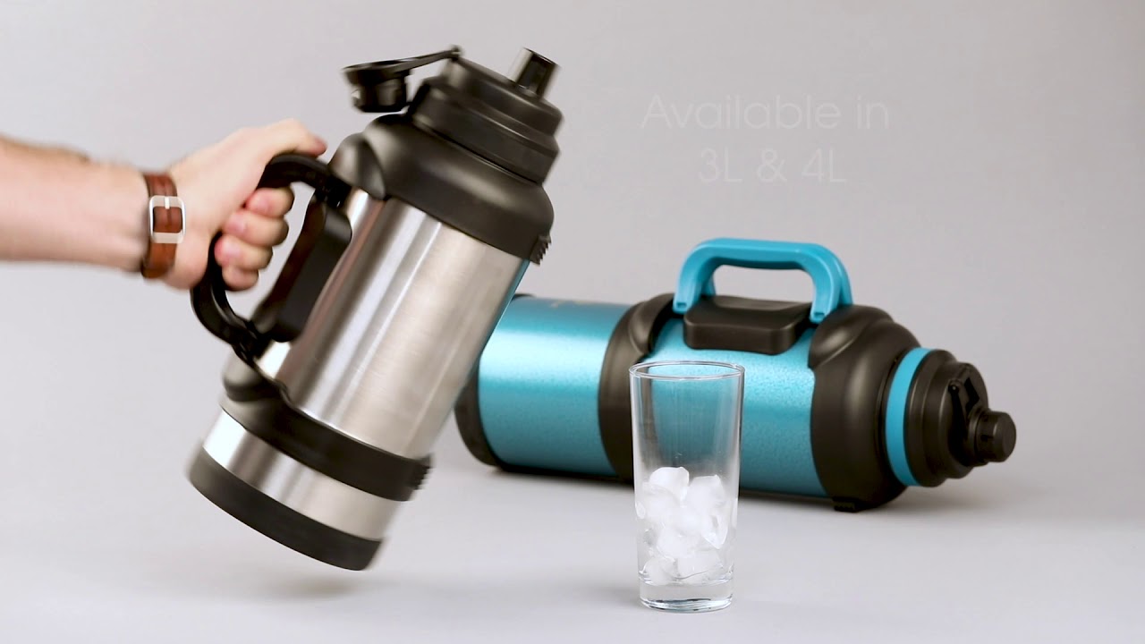 Manna Hydration 3L & 4L Titan Stainless Steel Water Jug
