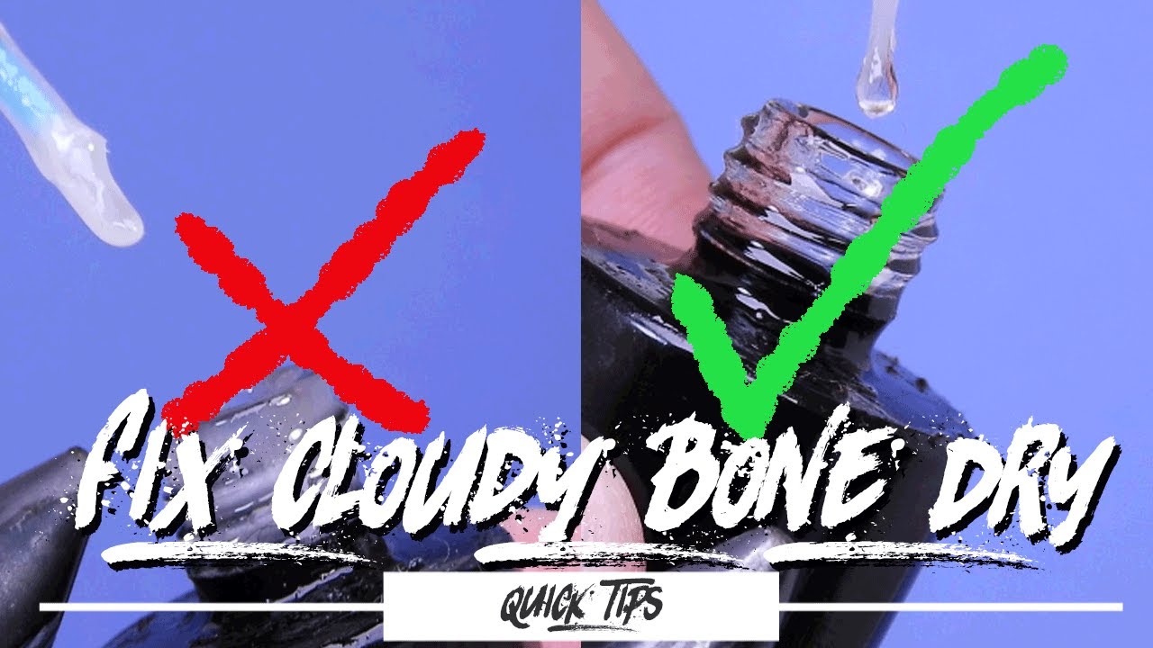 2 Easy Ways to Fix Thick Cloudy Crystallized Bone Dry UV Resin #PiscatorFlies