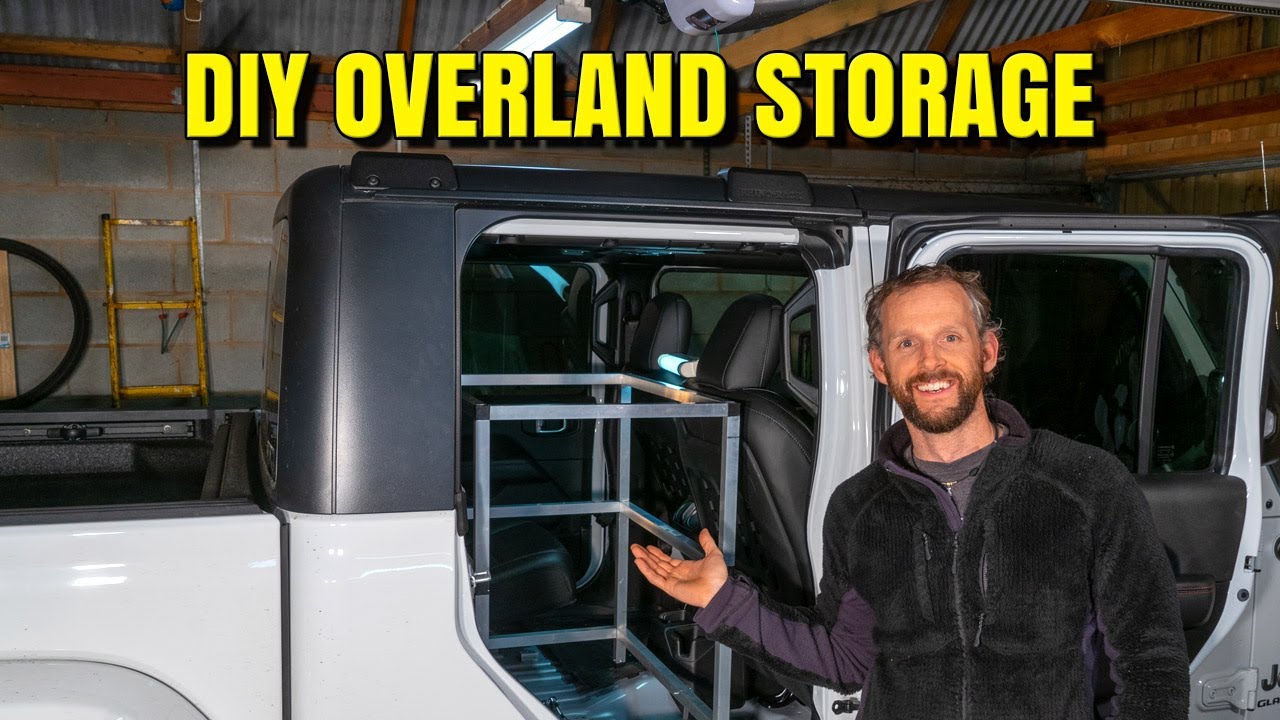 DIY Overland Storage construction in my Jeep Gladiator