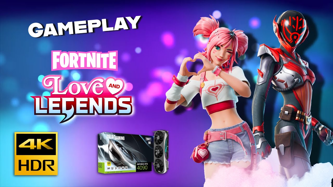 Fortnite (PC) — Love and Legends | Evento especial y gameplay | 4K SDR
