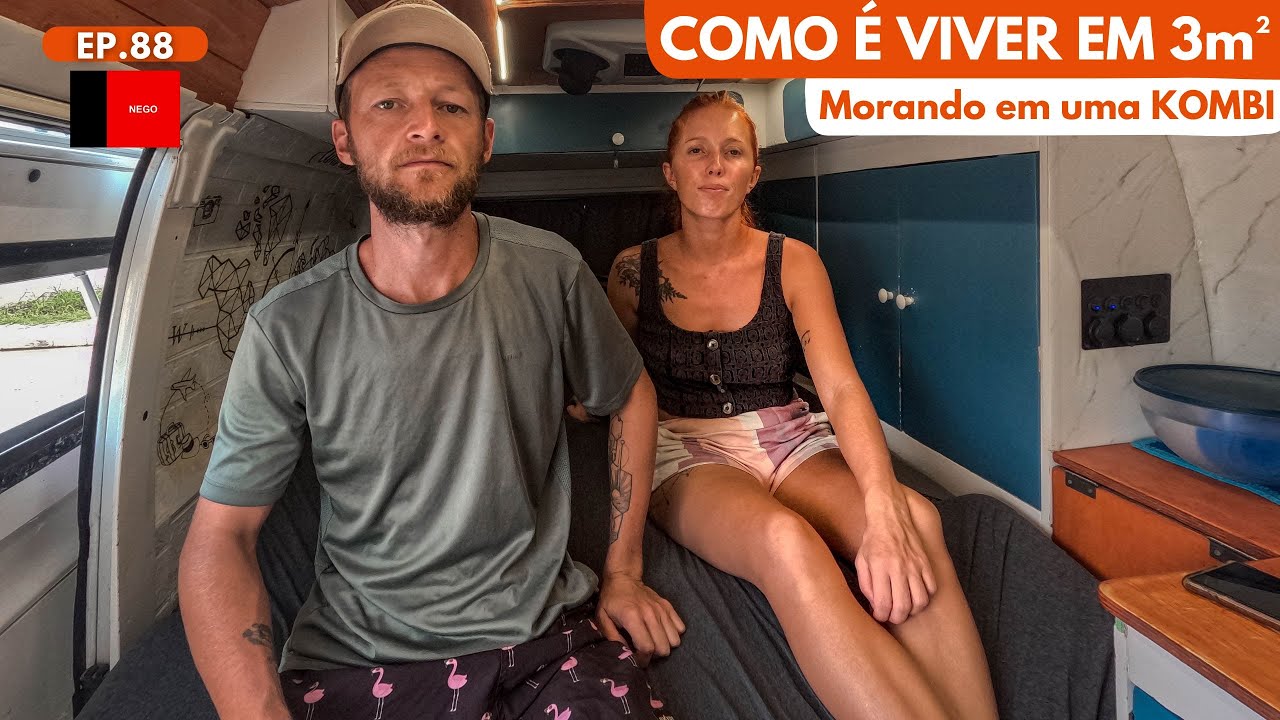 #Ep 88 | 24 HORAS MORANDO EM UMA KOMBI