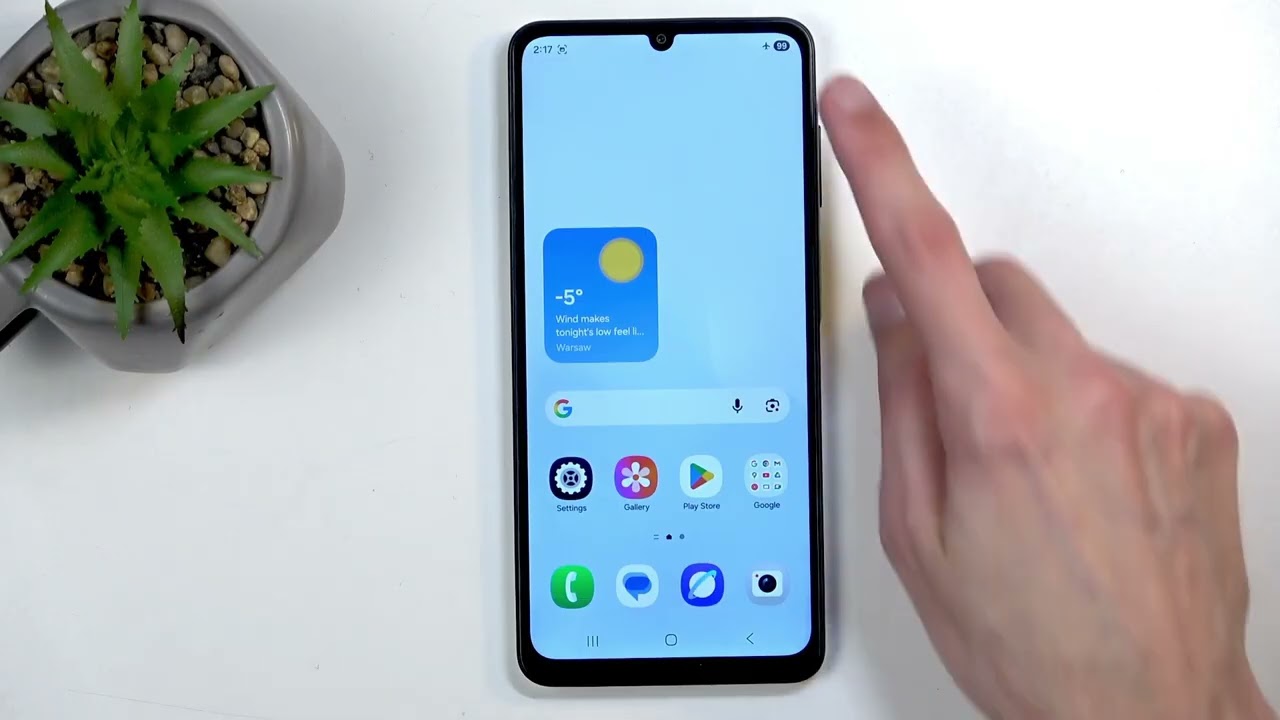 SAMSUNG Galaxy A07 – スクリーンショットの撮り方