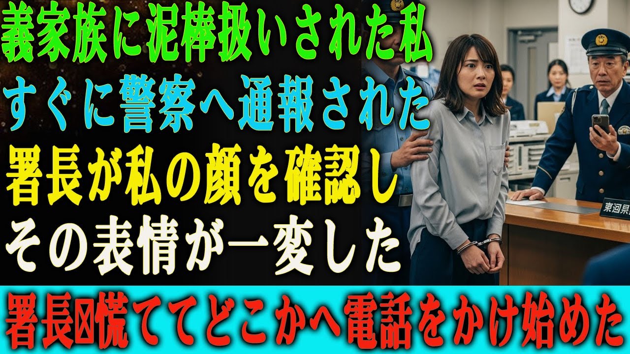 義家族は私を泥棒だと決めつけ、警察に通報した。 しかし、警察署長は私の顔を確認した瞬間、 表情を失い、 そしてすぐにどこかへ慌てて電話をかけ始めた――。