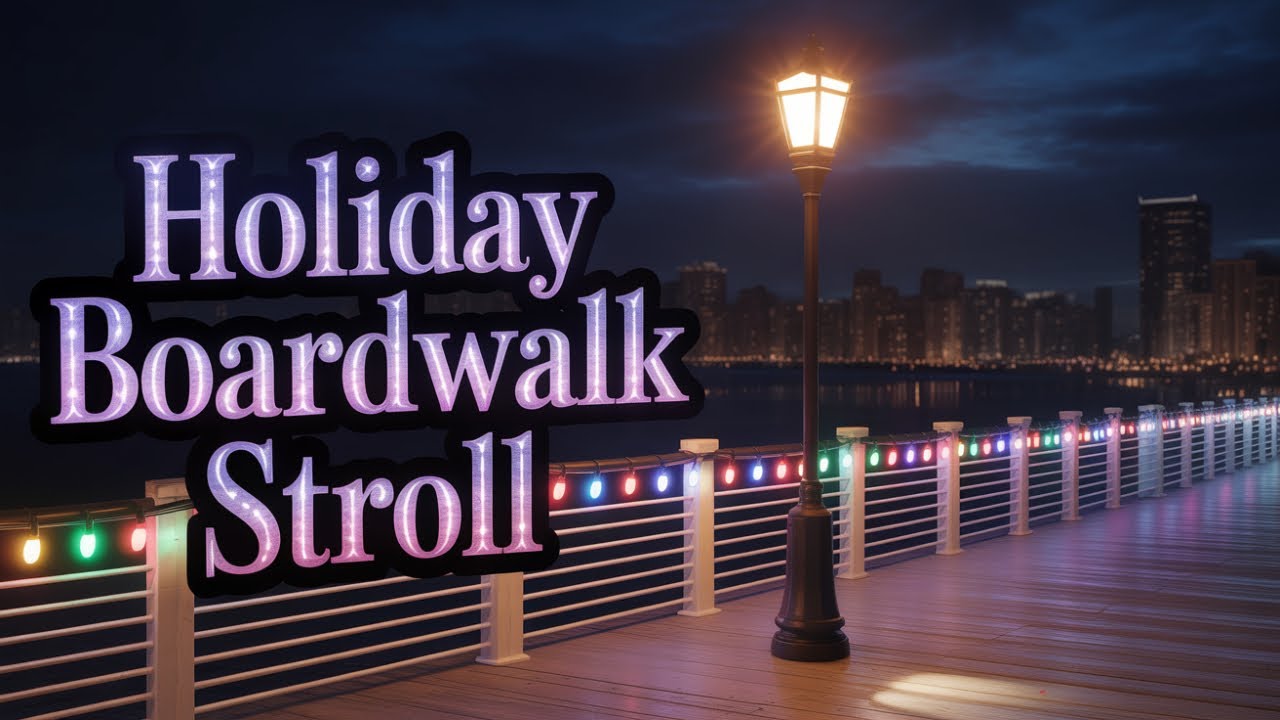 Walking Wilmington, NC Festive Waterfront | Holiday Season Night Stroll