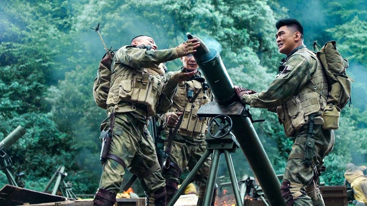 特种兵夺下日军迫击炮，只用一发炮弹，直接将日军炮兵阵地摧毁！【抗日】