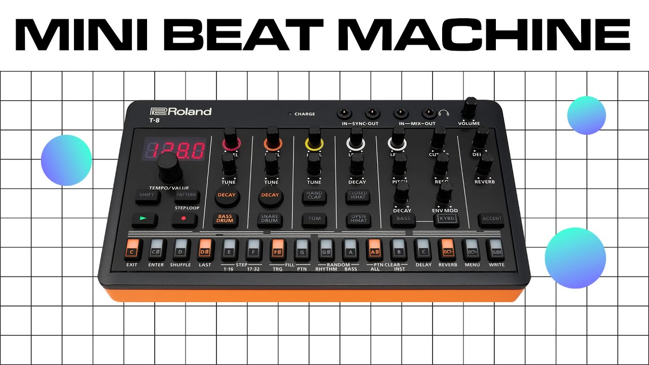 Roland AIRA Compact T-8 Beat Machine | Обучающее видео