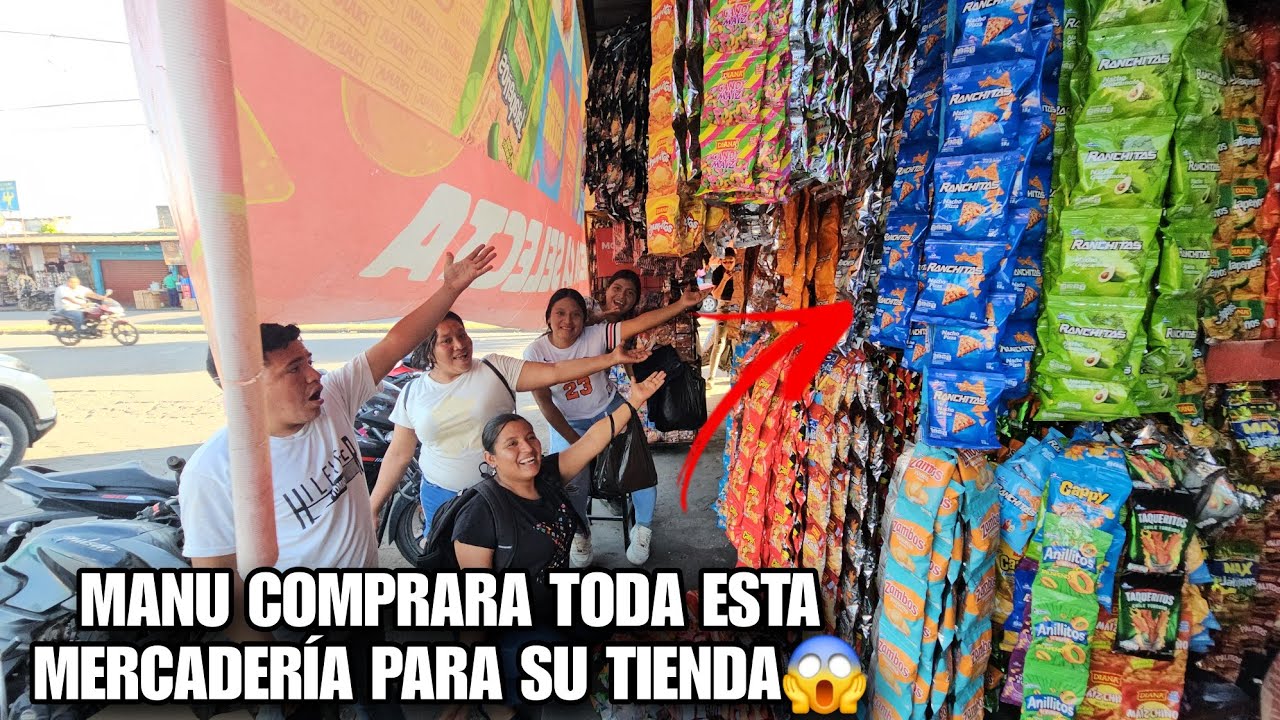 MANU Hoy Surtirá Su NNegocio Comprara Toda Esta Mercadería😱 Todos Quedamos Sorprendidos AL Verla😧