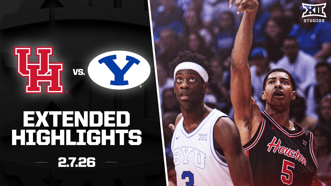 #8 Houston vs. #16 BYU Extended Highlights | 2025-26 Big 12 Men's Basketball