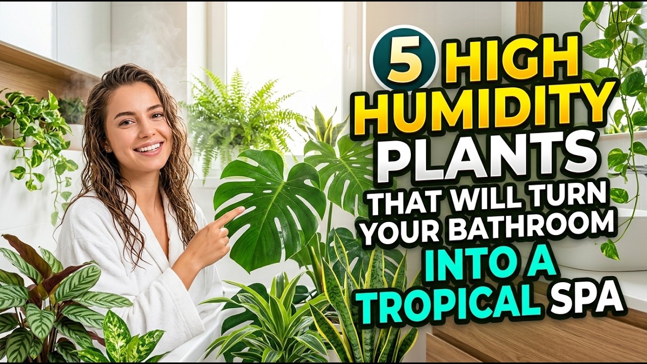 5 растений, требующих высокой влажности, которые превратят вашу ванную комнату в тропический спа-...
