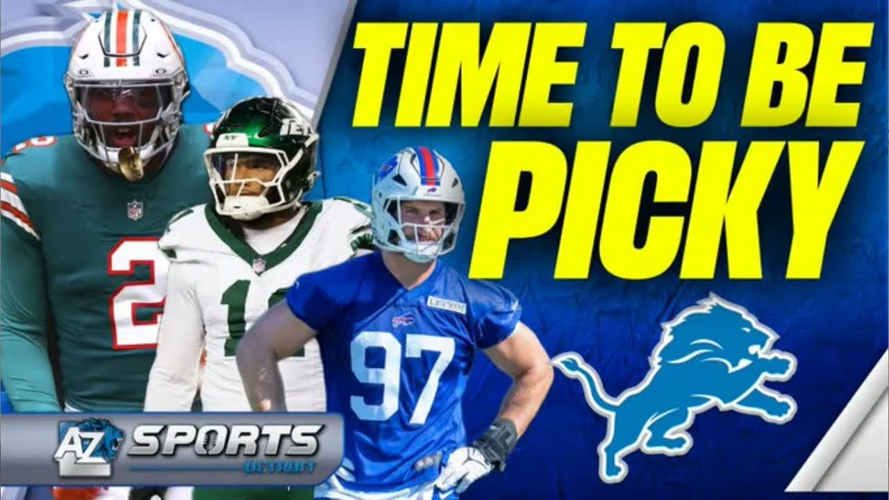 The Lions are going to have to be picky when it comes to edge rushers