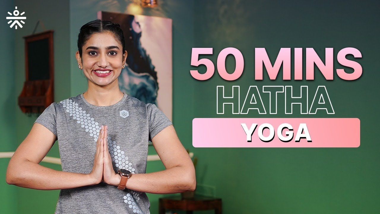 Intermediate Hatha Yoga for Core Strength and Flexibility | Cult Fit | Yoga At Home |